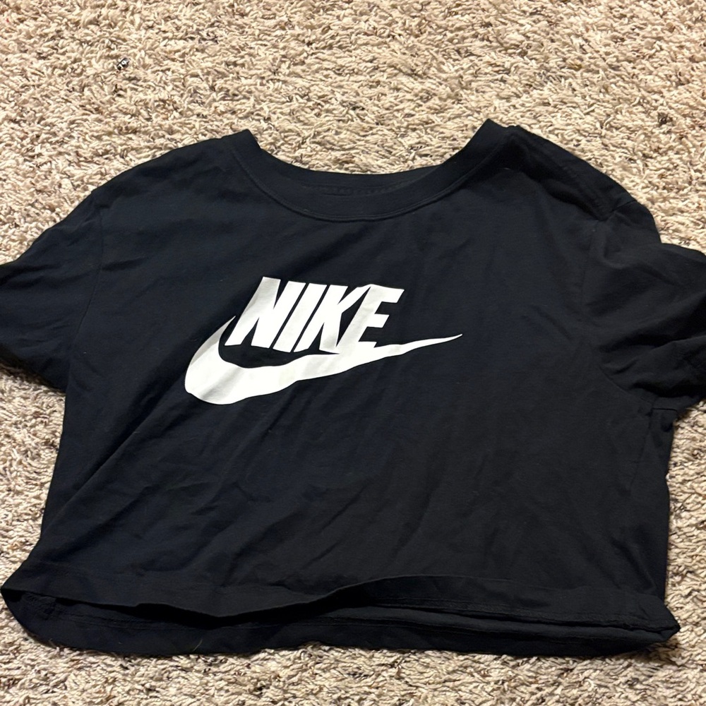 Nike Black and White Logo Tee